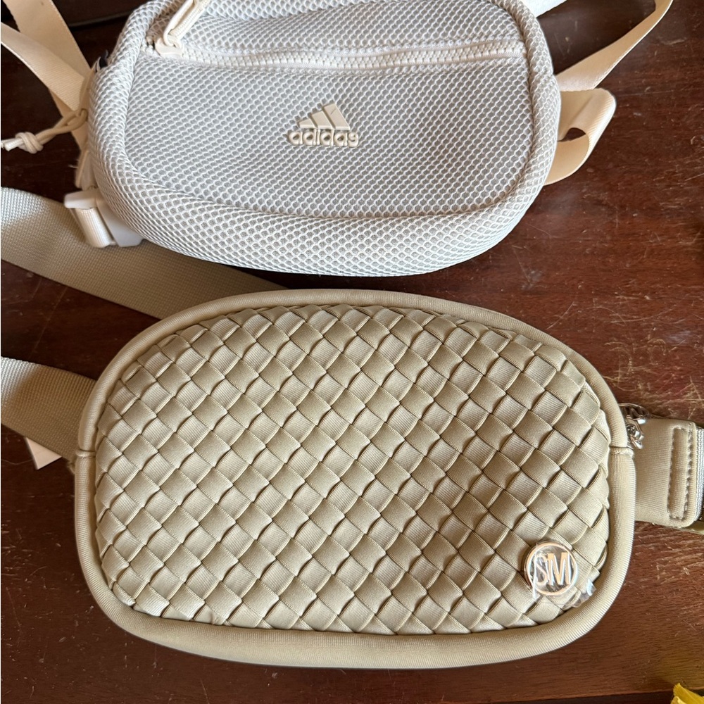 Adidas Cream Crossbody Bag